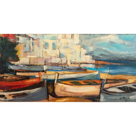 ALFREDO MESCHIS, Olio su tela