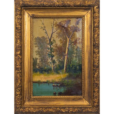 PITTORE DEL XIX SECOLO, Olio su tela