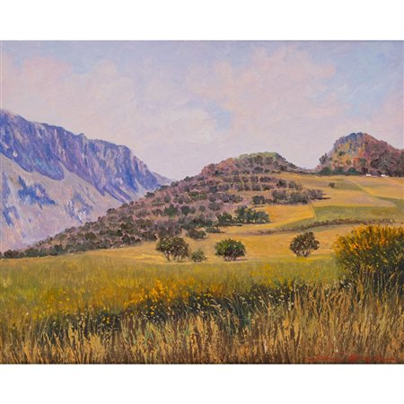 SALVATORE MANZELLA, Olio su tela