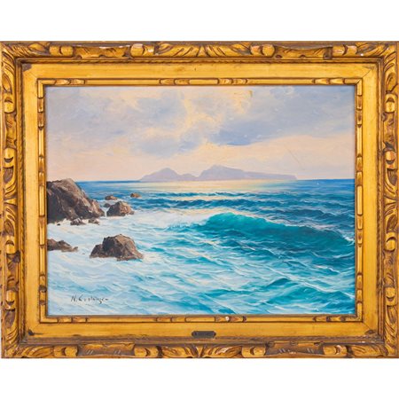 NICOLA COSTANZI, Olio su tela