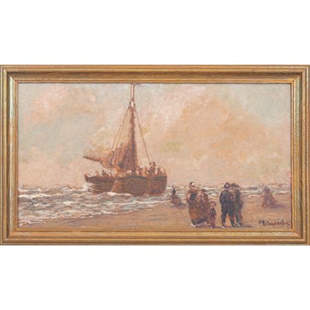 HUBERT RITZENHOFEN, Olio su masonite