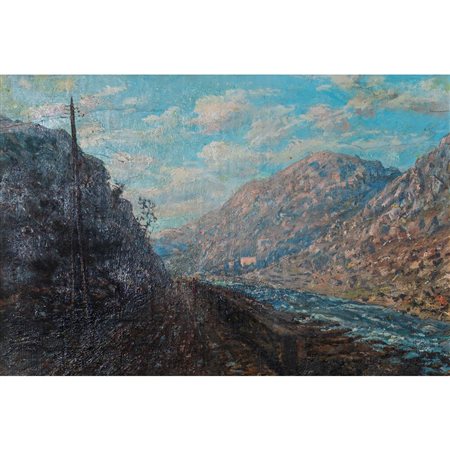 PITTORE DEL XX SECOLO, Olio su tavola