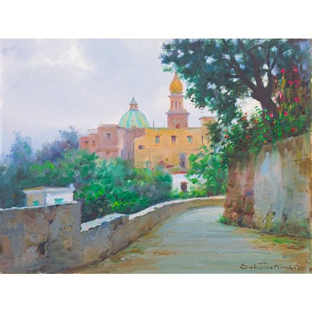 SABATINO MIRABELLA, Olio su cartone telato