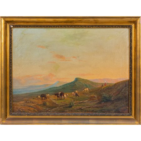 FILIPPO PALIZZI, Olio su tela