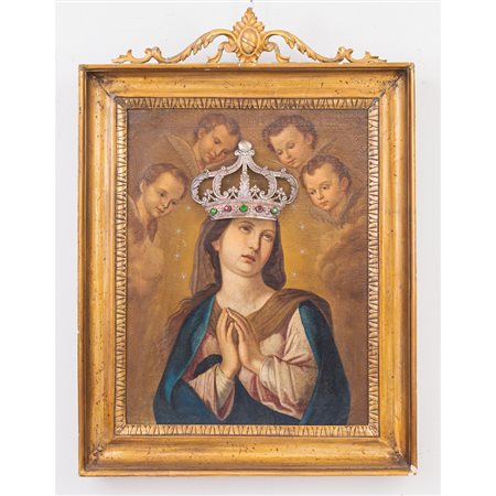 FRANCESCO GRAMIGNANI AREZZI (Attr.), Olio su tela