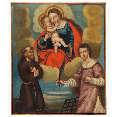 SCUOLA SICILIANA DELLA FINE DEL XVIII SECOLO, Olio su tela
