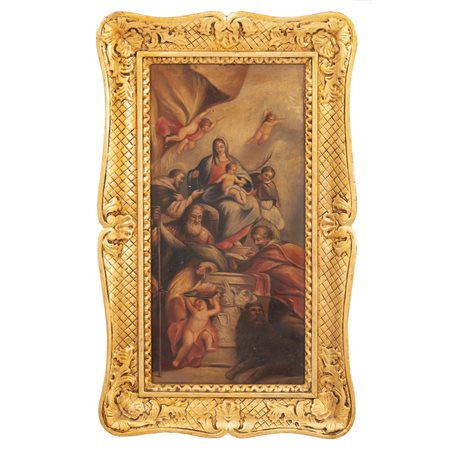 PITTORE ITALIANO DEL XX SECOLO, Olio su metallo