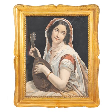 MANIFATTURA SICILIANA DEL XIX SECOLO, Cornice
