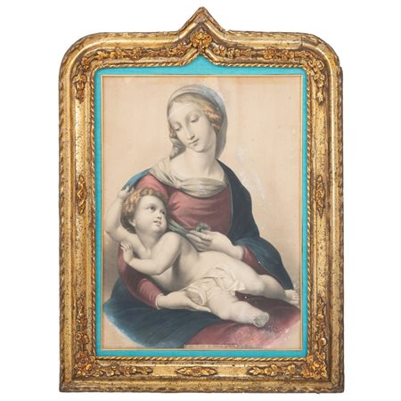 MANIFATTURA SICILIANA DEL XIX SECOLO, Cornice