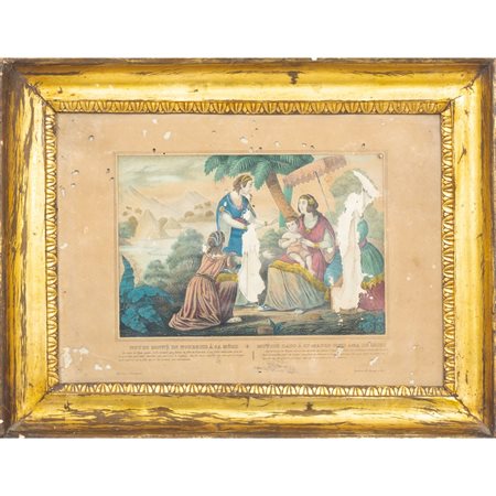 MANIFATTURA SICILIANA DEL XIX SECOLO, Cornice