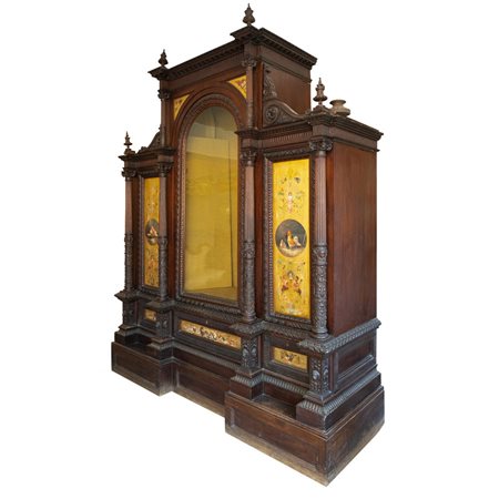MANIFATTURA SICILIANA SECONDA METÀ XIX SEC., Grande libreria