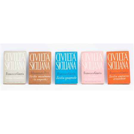 CINQUE VOLUMI DELLA COLLANA CIVILTA’ SICILIANA