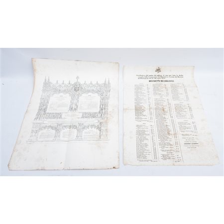 DUE BANDI A STAMPA DEL XIX SECOLO
