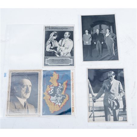 CINQUE TRA FOTOGRAFIE E CARTOLINE POSTALI DEL PERIODO NAZISTA