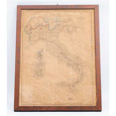 MAPPA DI ITALIA, SVIZZERA, ALPI DEL TIROLO