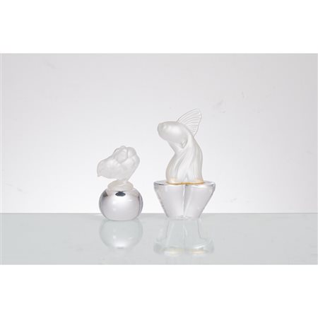 SEVRES, Due sculture in cristallo