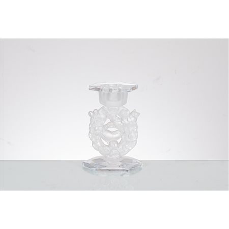 LALIQUE, Porta candela in cristallo