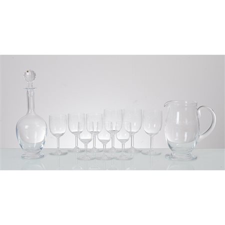 BACCARAT, Servizio di bicchieri