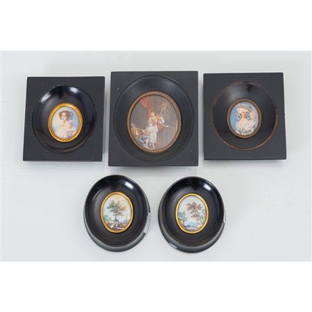 MANIFATTURA ITALIANA DEL XX SECOLO, Cinque miniature