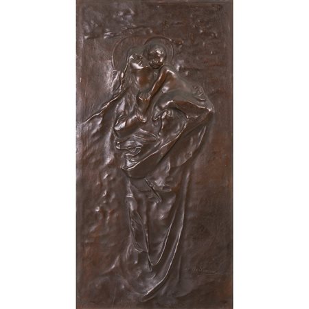 SALVATORE DE SIMONE, Lastra in bronzo
