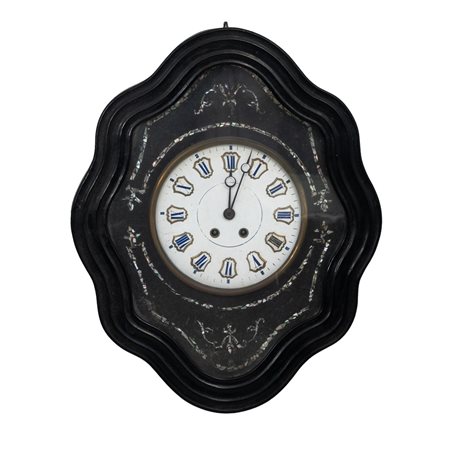 MANIFATTURA FRANCESE SECONDA METÀ XIX SEC., Orologio da parete