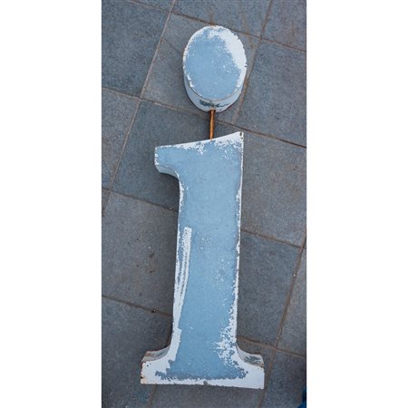 LETTERA SCATOLATA "I" IN FERRO