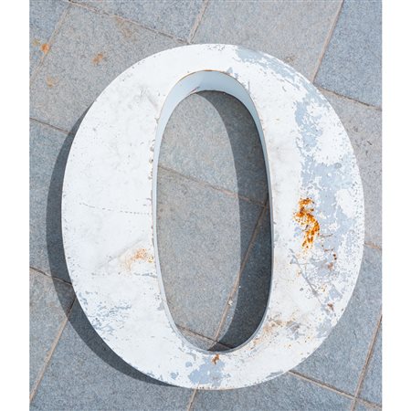LETTERA SCATOLATA "O" IN FERRO