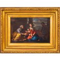 PITTORE ROMANO DELLA PRIMA METÀ XVIII SECOLO, Olio su tela