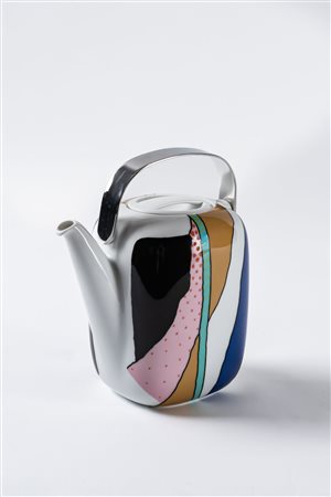 Teiera da collezione.Germania, Manifattura Rosenthal, 1980.Porcellana a...