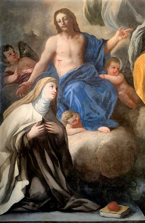 Visione  di Santa Caterina da Siena