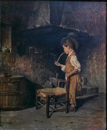 Il piccolo fumatore di pipa