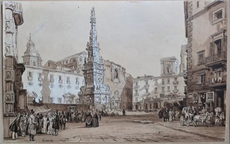 Napoli,Piazza del Gesu' nuovo