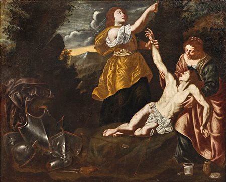 San Sebastiano curato dalle pie donne