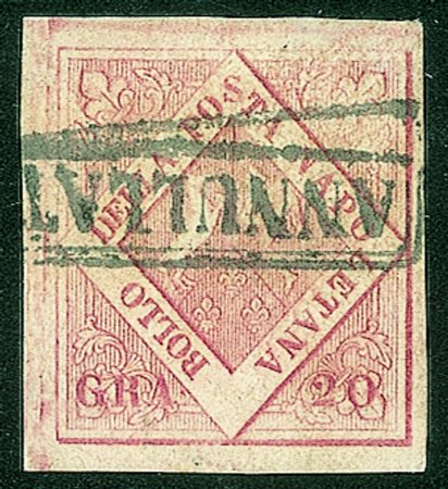 Antichi Stati Italiani - Napoli - 1858 - Fresco 20 grana rosa brunastro I...