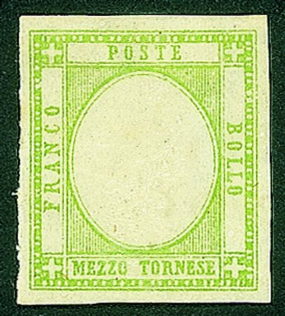Antichi Stati Italiani - Province Napoletane - 1861 - 1/2 tornese verde...