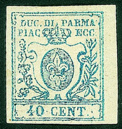 Antichi Stati Italiani - Parma - 40 cent. III em. cifra ritoccata (Sass....