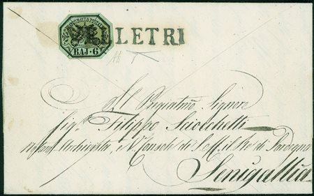 Antichi Stati Italiani - Stato Pontificio - Da Velletri a Senigallia il 16...