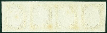 Antichi Stati Italiani - Sardegna - 1860 - Frammento con quattro prove della...