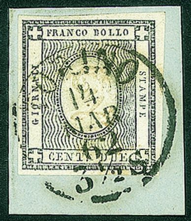 Antichi Stati Italiani - Sardegna - Francobolli Stampe - 2 cent (20)Ben...