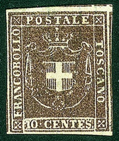 Antichi Stati Italiani - Toscana - Governo Provvisorio - 1860 - c.10 bruno...
