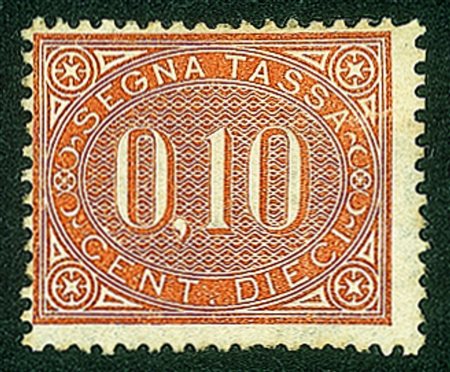 Regno - Vittorio Emanuele II - 1869 - 10 cent in Ovale (2)Gomma originale con...
