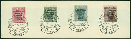 Regno - Vittorio Emanuele III - 1922 - Frammento con la serie completa del...