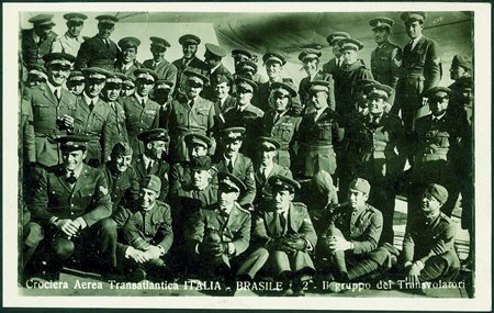 Regno - Posta Aerea - 1930 - Due cartoline della Crociera Aerea Italia...