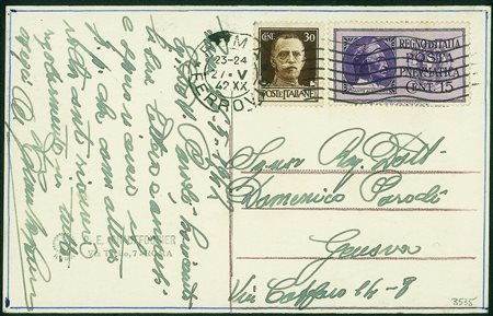 Regno - Posta Pneumatica - 15 cent Posta Pneumatica (14) + 30 cent Imperiale...
