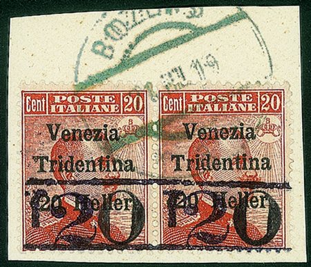 Occupazioni I guerra mondiale - Trentino-Alto Adige - 1918 - T20 su 20 heller...