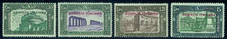Colonie - Somalia - 1930 - Milizia III (140/143) - serie completaGomma integra