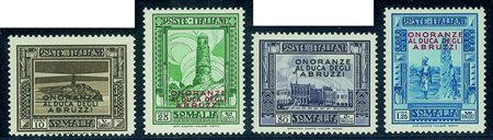 Colonie - Somalia - 1934 - Duca degli Abruzzi (185/192) - serie completaGomma...