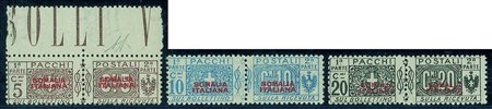 Colonie - Somalia - 1926/1931 - Pacchi Postali (43/49)Serie completa con 5...