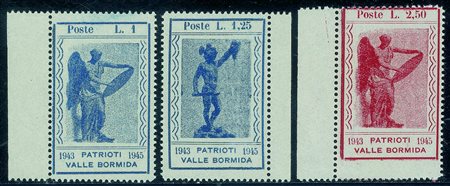 C.L.N. - Valle Bormida - 1945 - Perseo Vittoria Alata e Teseo (9/15 + 16/19)...