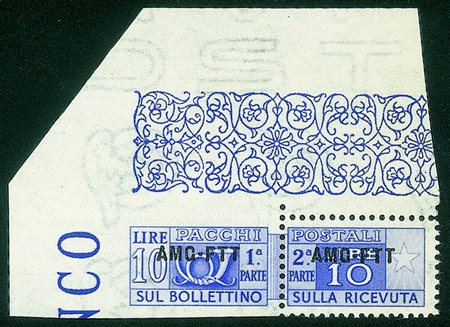 Trieste - Trieste AMG FTT - 1949/1953 - 10 lire Pacchi Postali (18/Io)Con...